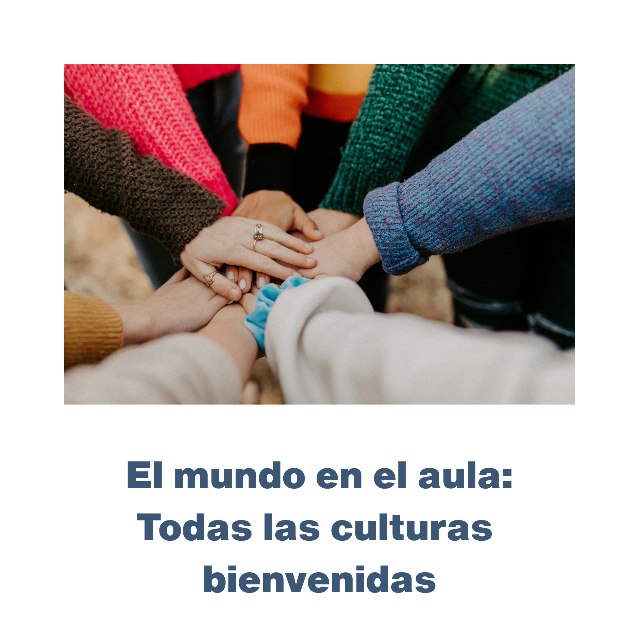 El mundo en el aula: Todas las culturas bienvenidas - RU# 1772