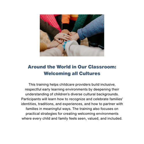 Around the World in Our Classroom: Welcoming all Cultures - RU# 1772