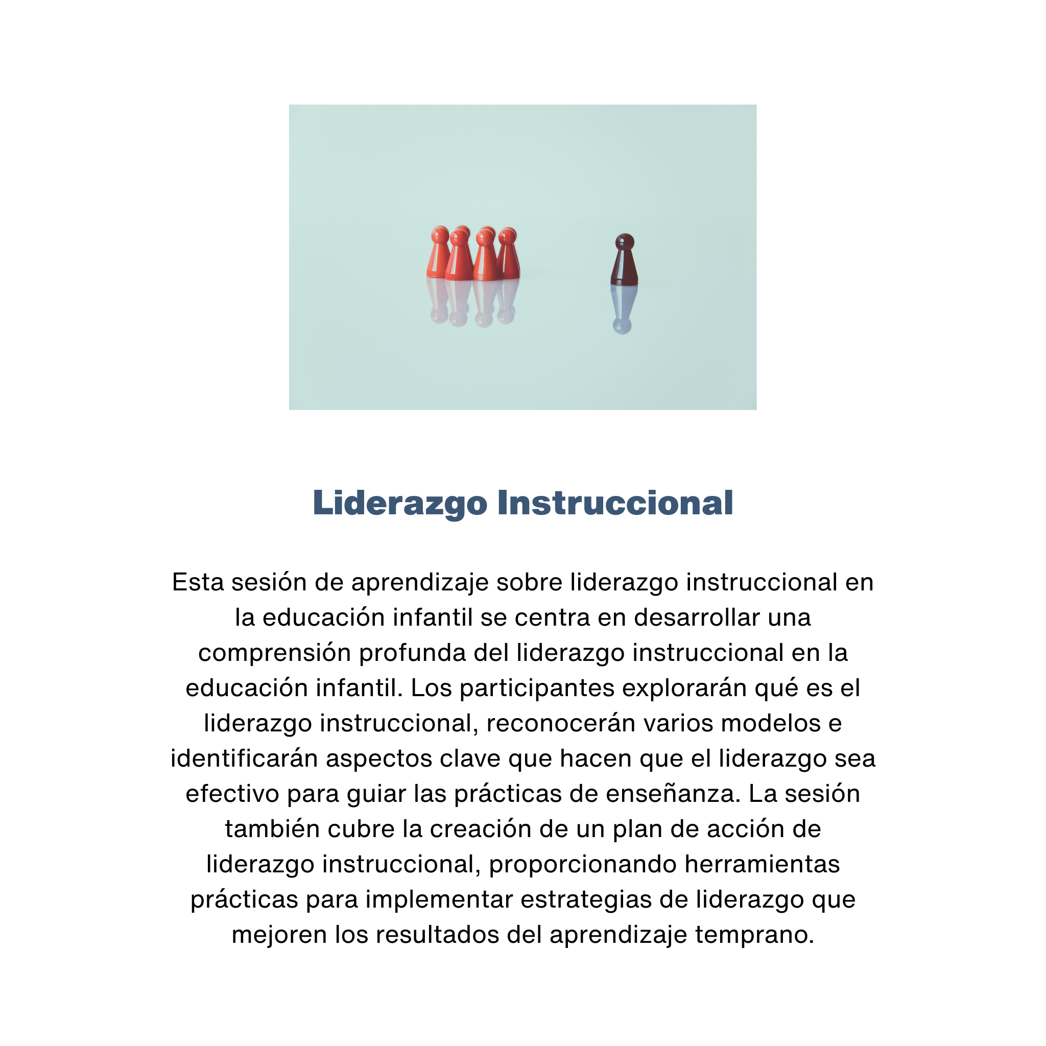 Liderazgo Instruccional - RU# 1772