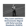 Play, Learn and Grow: Environments Aligned with ELDG's - RU# 1772.092326