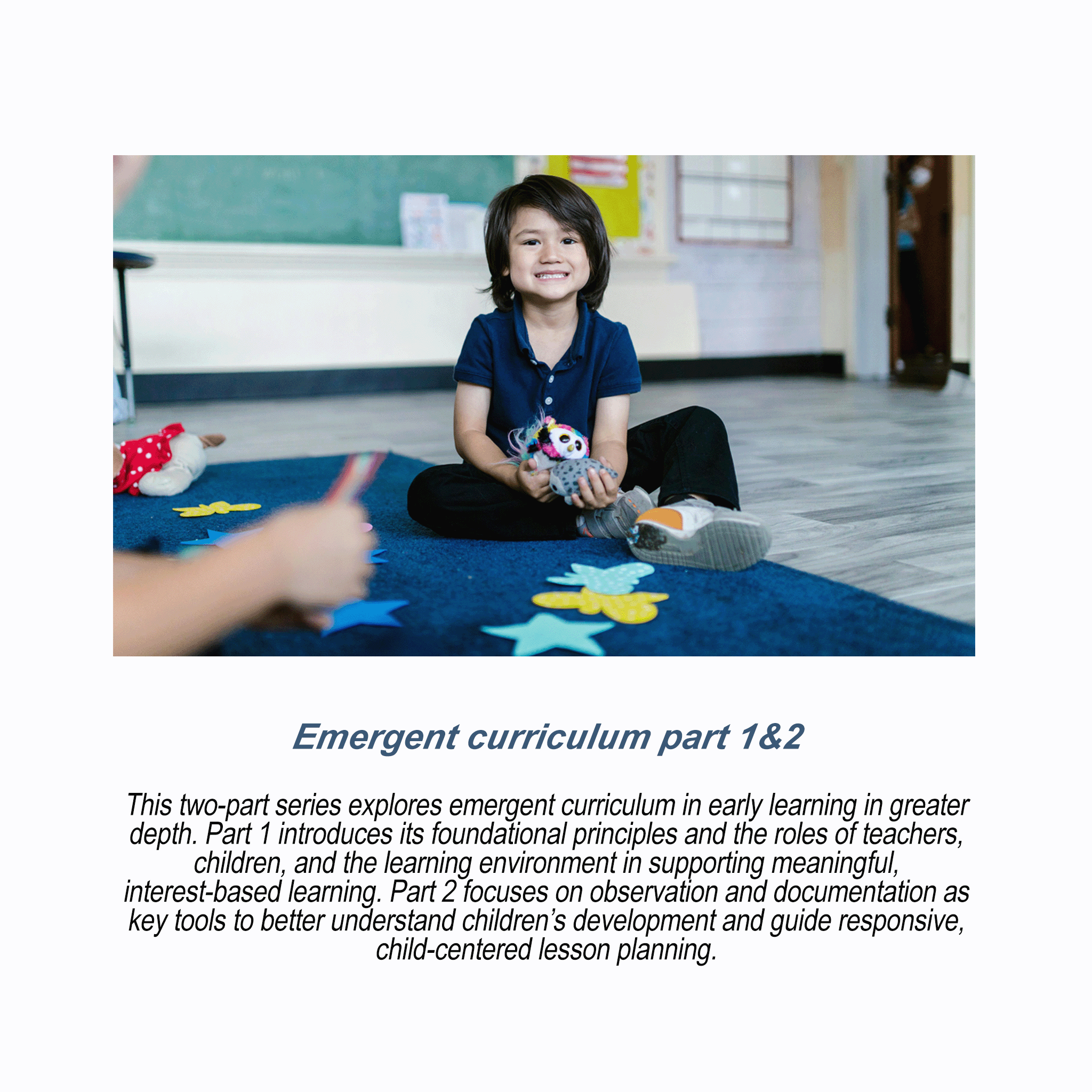Emergent Curriculum part 1&amp;2 - RU# 1772.08252026