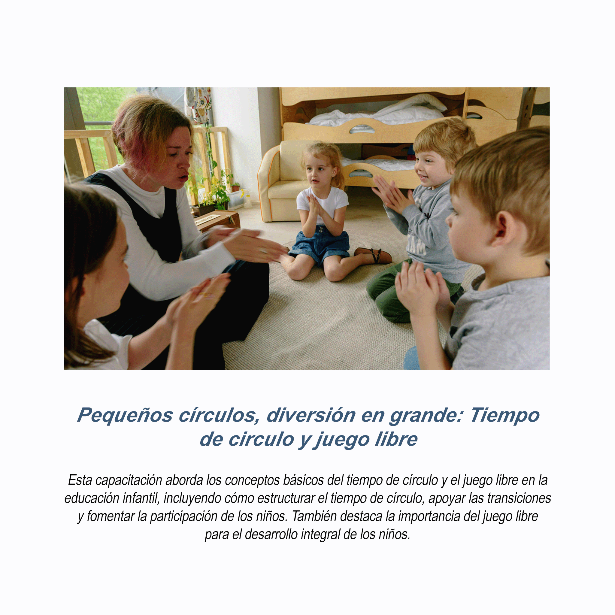 Pequeños círculos, diversión en grande: Tiempo de circulo y juego libre - RU# 1772-10-06-26